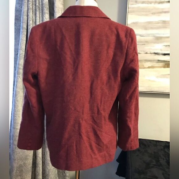 APPLESEED’S Red Wool Button Blazer Coat Jacket - 14 - New without tags - Picture 11 of 12